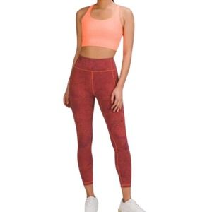 Lululemon | Invigorate High-Rise Tight 25" - Crackle Glaze Vintage Orange